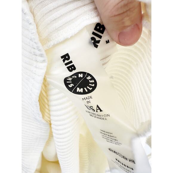 Simon Miller Anz Rib Cutout Bodycon Dress Macademia Size M - Picture 4 of 7